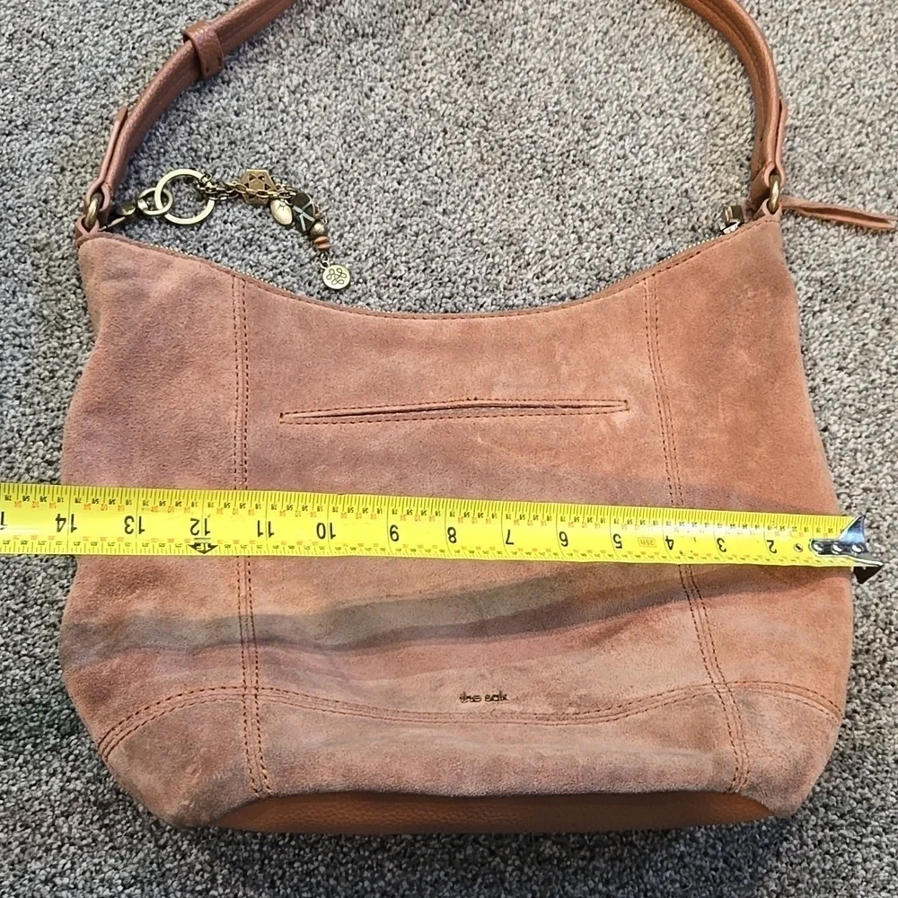 The Sak Women Suede Shoulder Hobo Boho Bag Purse